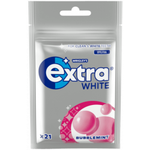 Extra White Bubblemint Påse X30