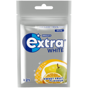 Extra White sweet fruit påse x30