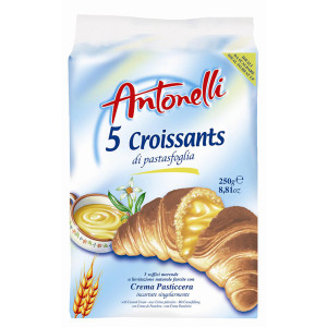 Antonelli Croissant Vanilj 5px 250gx8st