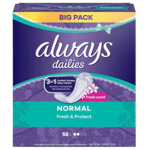 ALWAYS TROSSKYDD 58-P X 4