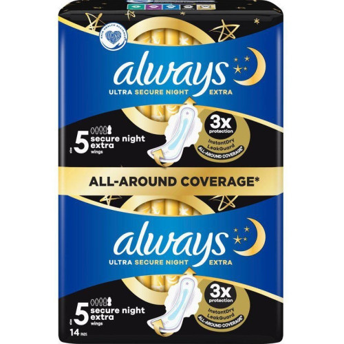 ALWAYS BINDA Ultra Night Extra 14-P X 12