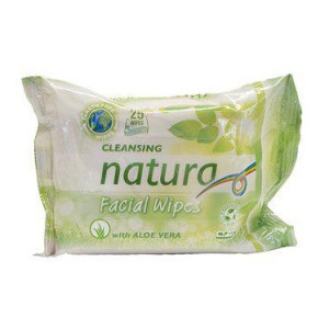 VÅTSERVETT FACIAL WIPES Aloe Vera 25-P X 10