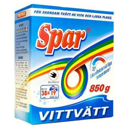 SPAR TVÄTTMEDEL 850 G X12 SPAR  vitt