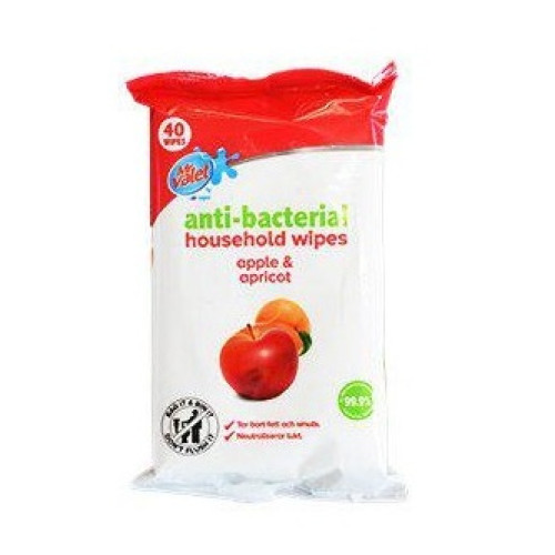 VÅTSERVETT ANTIBAKTE 40px10st