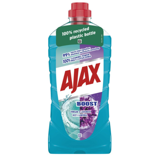 Ajax Allrengöring Boost Lavendel / Vinegar 1L X 12st
