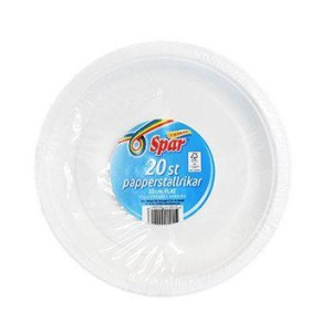 TALLRIK 23CM 20-P X 12 ST