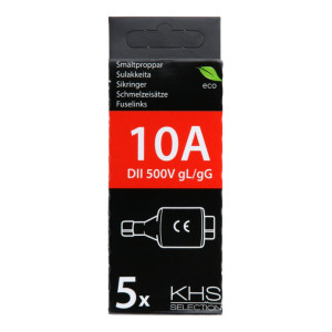 Smältpropp 10A trög 5-px5st