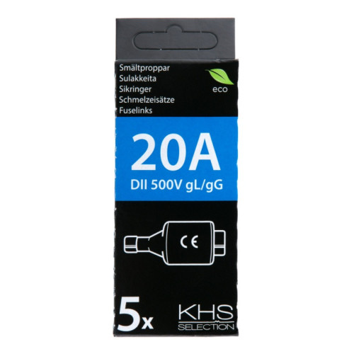 Smältpropp 20A trög 5-px5st