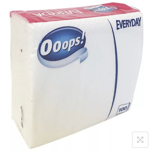 Ooops servett 1L 100p 30x30cm x12st