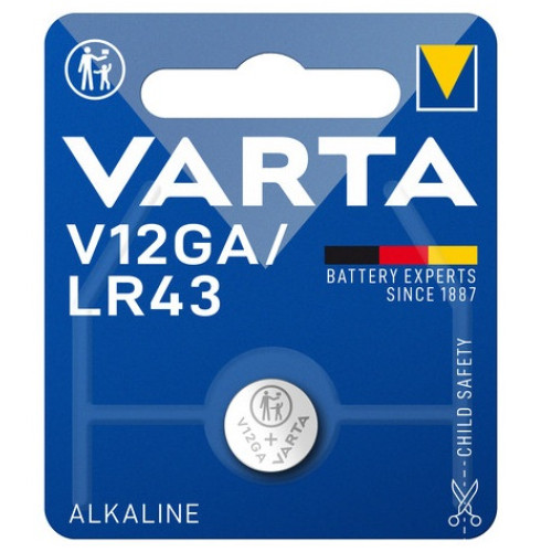 Varta Batteri knappcell V12 GA X 10st
