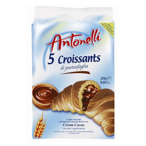 ANTONELLI CROISSANT CHOKLAD 8X 5-p