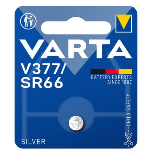 Varta Batteri knappcell SR66 V377 1,55V X 10st