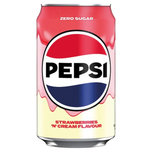 Usa/pepsi Strawberries & Cream 330ml X24st