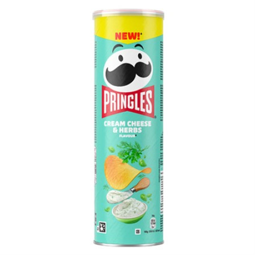 Pringles Cream Cheese & Herbs 165g X 19st