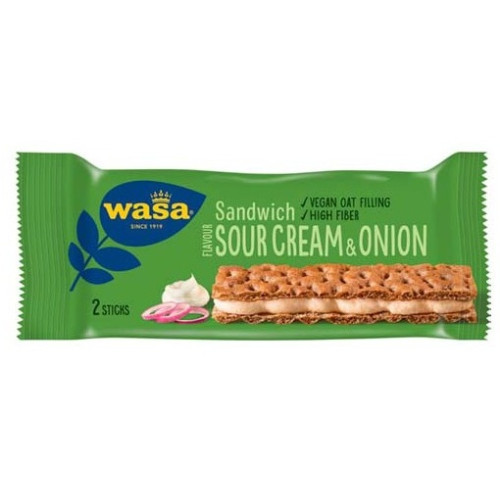 wasaSandwich Sourcream & Onion 24 x 33 g