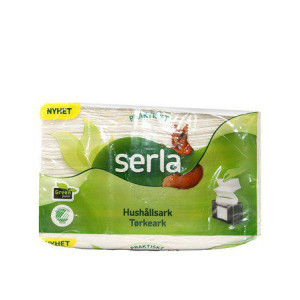 Serla Hushållsark 2-skikt x 6st
