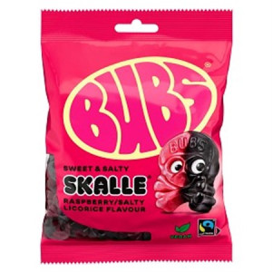 Bubs Hallon/lakrits Skalle Gele 190gx14st