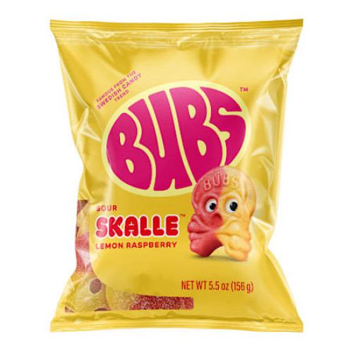 Bubs Fruity Lemon Mix Skalle 90gx16st