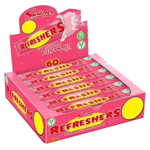 REFRESHERS STOR JORDGUBB - 60 st