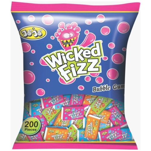 wicked fizz bubble gum 200 st x4,2gr