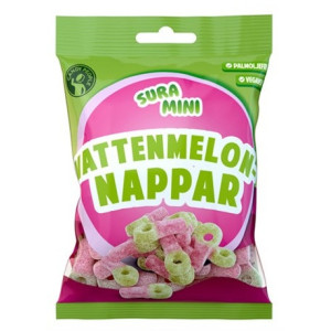 S-MÄRKE SURA MINI VATTENMELONSNAPPAR 70G x18st