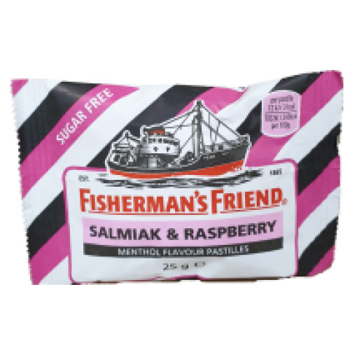 Fishermans friend Salmiak o Raspberry 12 st