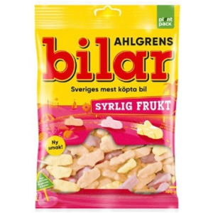 Bilar Syrlig frukt 12 x100 g