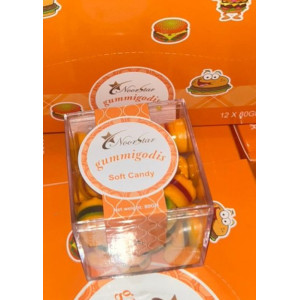 burger gummy små burk 12 x80gr
