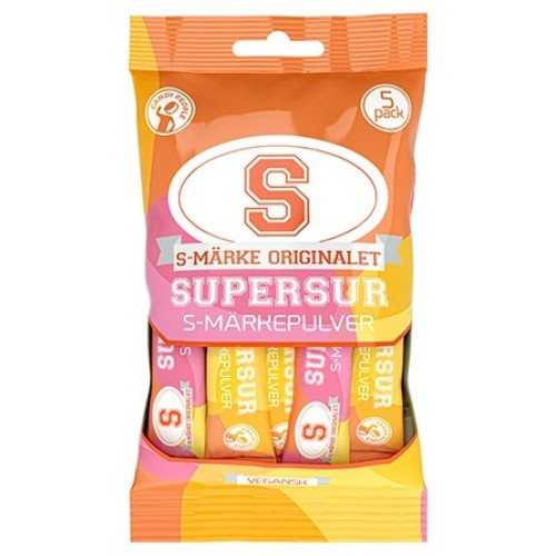 S-MÄRKE SUPERSURT PULVER  5-PACK x20