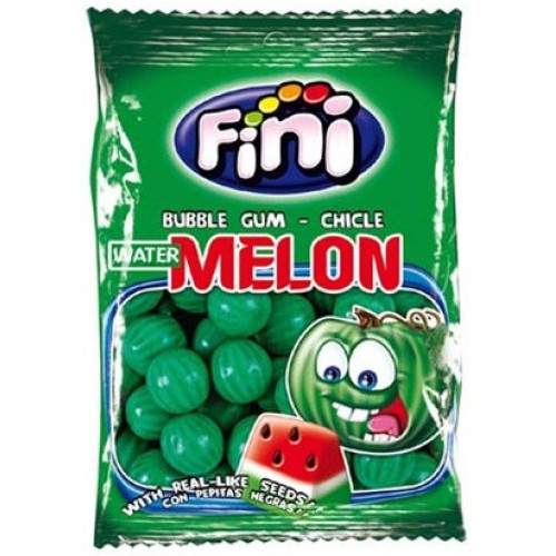 FINI WATERMELON FIZZY GUM PÅSE 80G x12st