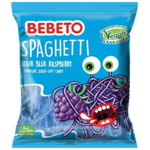BEBETO Spaghetti blue rasber 70g X 12