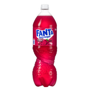 FANTA RASPBERRY ZERO SUGAR 1,5 L x8st