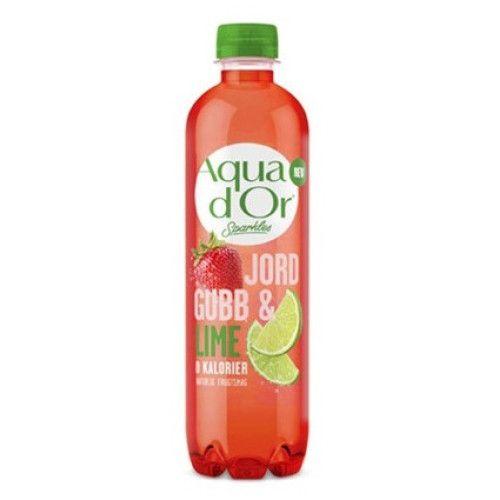 AQUADOR SPARKL. JORDGUBB/LIME 50 CLx12st
