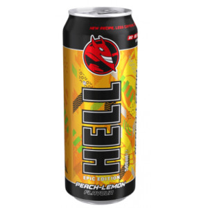 Hell Energy Peach Lemon 500ml x 12