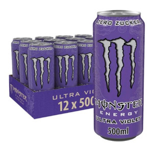 Monster Ultra Violet 500ml X12st