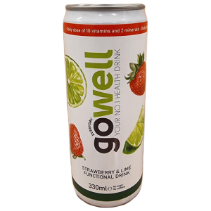 Gowell Strawberry Lime 330ml X24 St