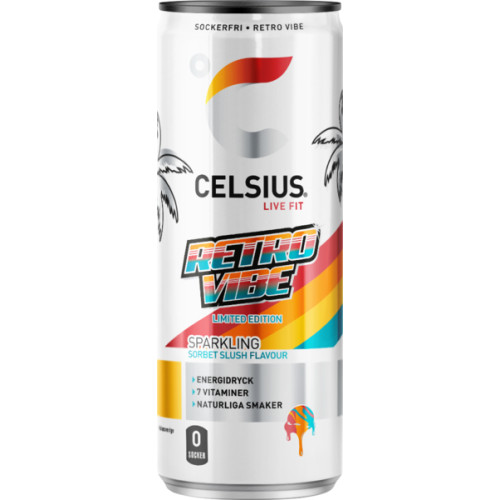Celsius Retro Vibe 355ml X 24 St