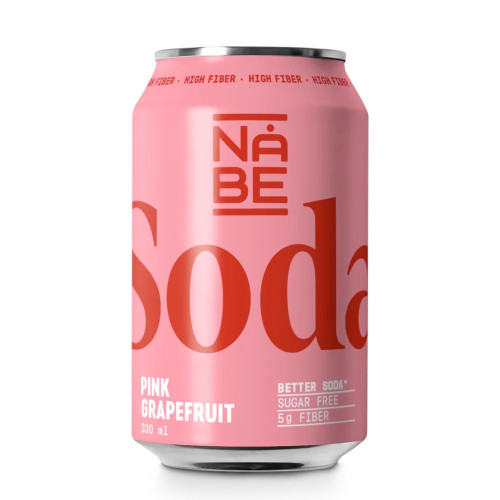 Nåbe Soda Pink Grapefruit 33 Cl X 12st