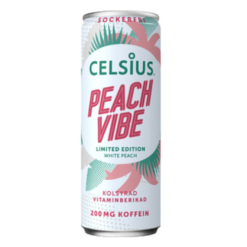 CELSIUS  WHITE PEACH 355ML X24ST