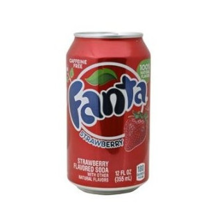 USA Fanta Strawberry 355MLX24st