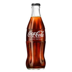 COCA COLA ZERO GLASFLASKA 24X33CL (ej pant)