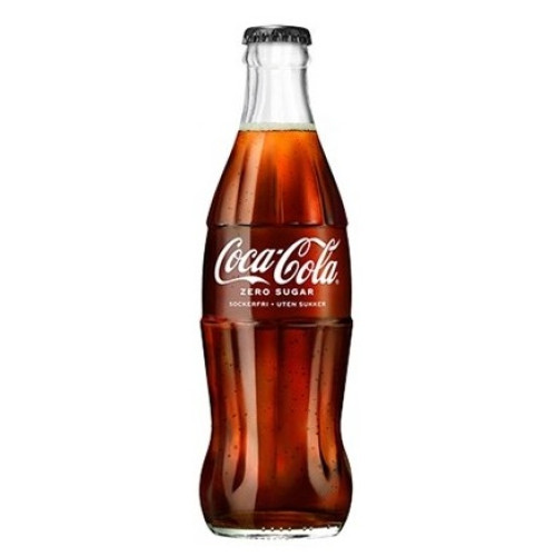 COCA COLA ZERO GLASFLASKA 24X33CL (ej pant)