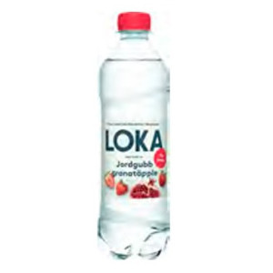 Loka Jordgubb/Granatäpple 50 cl x12